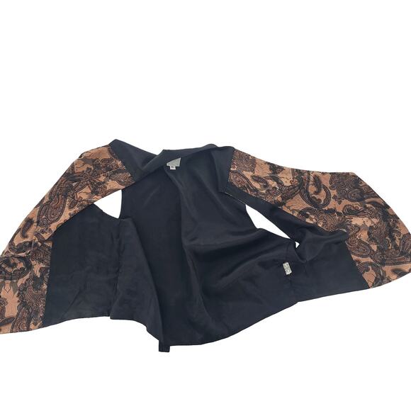 WAH Maker True West Paisley Women’s Vest Arizona Brown Tan XL Polyester - Picture 10 of 14